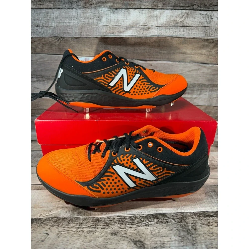 New Balance Fresh Foam 3000 V5 Molded Baseball Metal Cleats Size 16‎ Orange